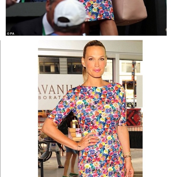 Zara Floral Dress Sz medium - Picture 3 of 10